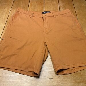 DU/ER Men's Live Free Journey Short Size 33x7 Color Clay Brown Performance